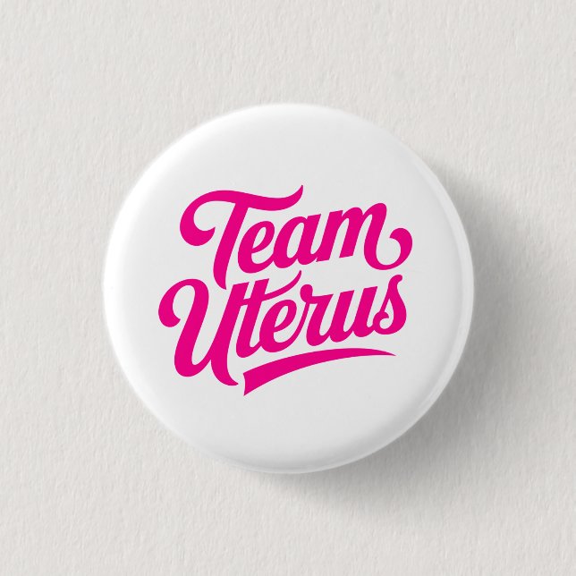 Women’s Health Advocacy Team Uterus 3 Cm Round Badge (Front)