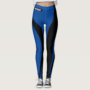 Women’s Leggings Black Royal Blue