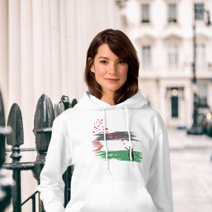 Women’s Palestinian Hope & Love Hooded Sweatshirt