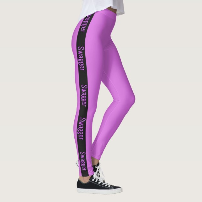 Women’s pink leggings, yoga pants, activewear leggings (Right)