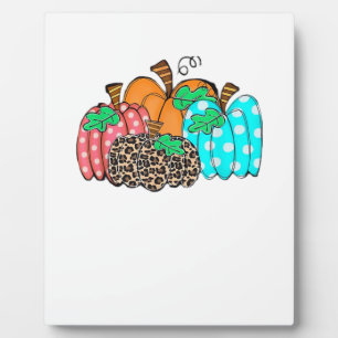 Women’s Pumpkin Leopard Print Graphic It’s Fall Y’ Plaque