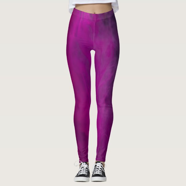 Women’s Purple Leggings – Comfort, Style & Versati (Front)