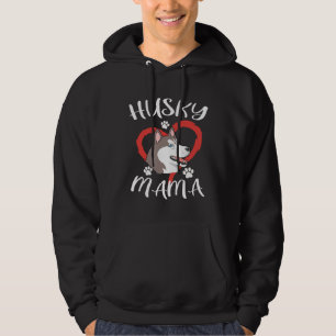 Women s Siberian Husky Dog Mama Hoodie