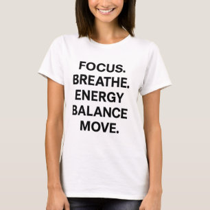 Women’s T-Shirt – Bold Motivational Fitness Words