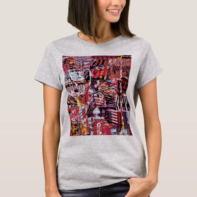 Women’s T-Shirt – Fragmented Pulse (Front)