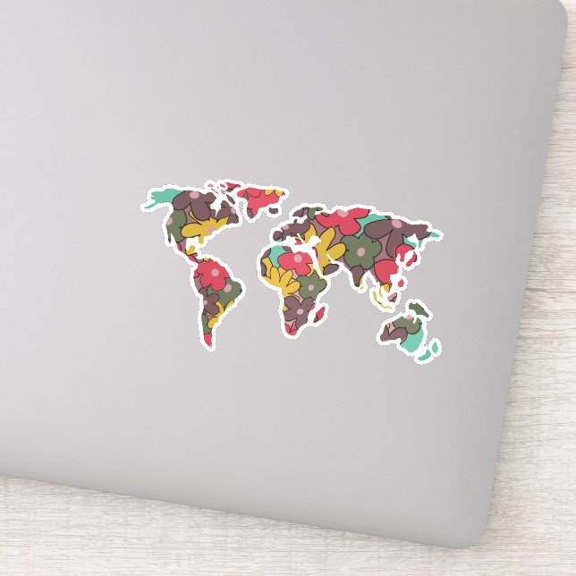 Women’s Travel World Map (Detail)