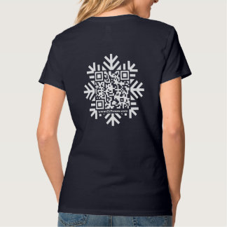 Women’s V-Neck Snowflake T-Shirt