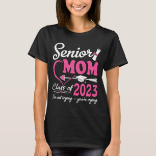 Women Senior Mum Class Of 2023 Graduation Proud M T-Shirt