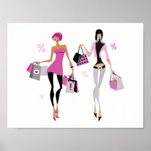 Women Shopping Poster