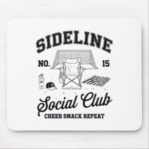 Women Sideline Social Club Soccer Mom Game Day _1  Mouse Mat