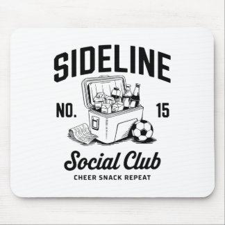 Women Sideline Social Club Soccer Mom Game Day _4  Mouse Mat