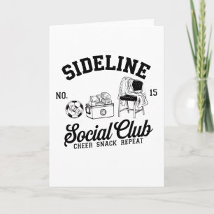 Women Sideline Social Club Soccer Mom Game Day _9 Card