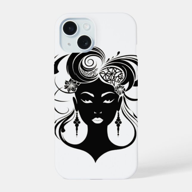 women siluet  iPhone 15 case (Back)
