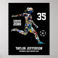 Women Soccer Team Sports Custom Photo Collage