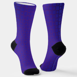 Women socks, Blue Purple  classic design Socks