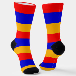 Women socks with flag of Armenia