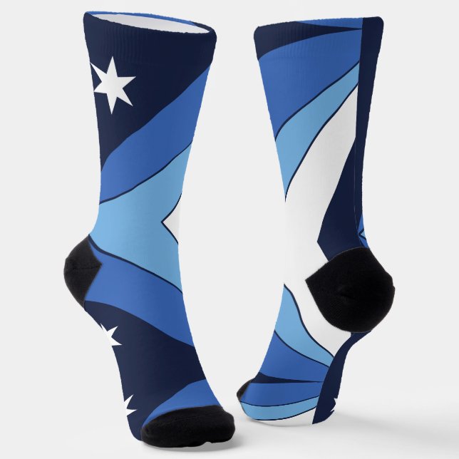 Women socks with flag of Columbia (Angled)