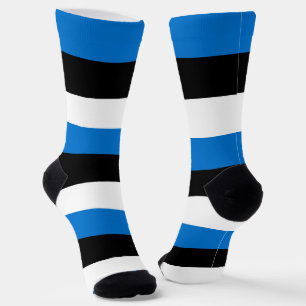 Women socks with flag of Estonia
