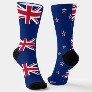 Women socks with flag of New Zealand