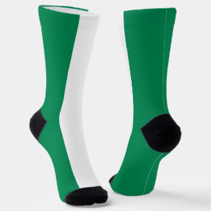 Women socks with flag of Nigeria