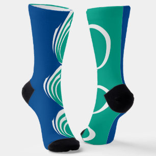 Women socks with flag of Ottawa, Canada