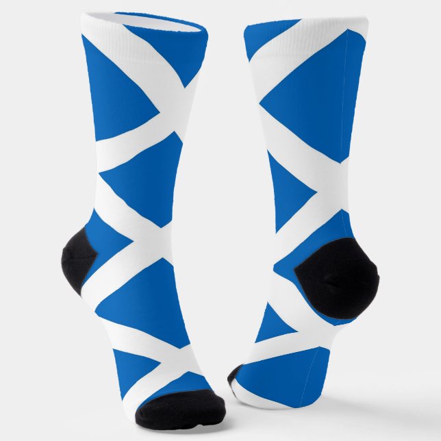 Women socks with flag of Scotland, United Kingdom (Angled)