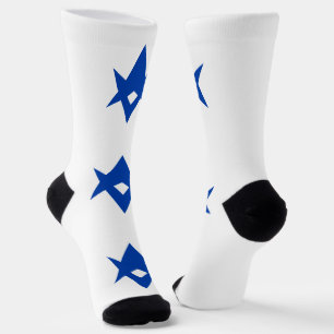 Women socks with flag of Toyota City, Japan