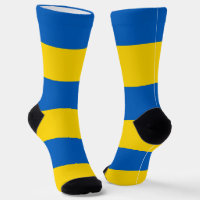 Women socks with flag of Ukraine
