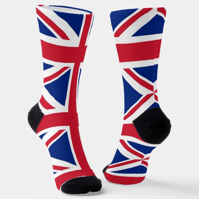 Women socks with flag of United Kingdom (Angled)