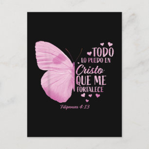Women Spanish Religious Verse Sayings Postcard