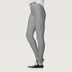 Women Sporty Elegant Gray Teal Leggings