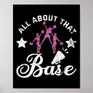 Women Squad Funny Cheerleading All About That Se C Poster