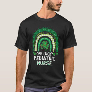 Women St Patricks One Lucky Paediatrics Nurse Sham T-Shirt