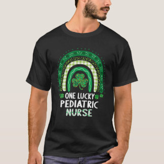 Women St Patricks One Lucky Paediatrics Nurse Sham T-Shirt