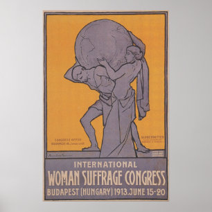 Women Suffrage Congress Poster 1913