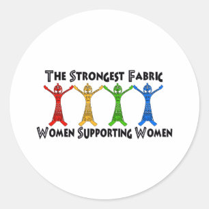 Women Supporting Women Classic Round Sticker