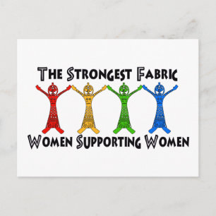 Women Supporting Women Postcard