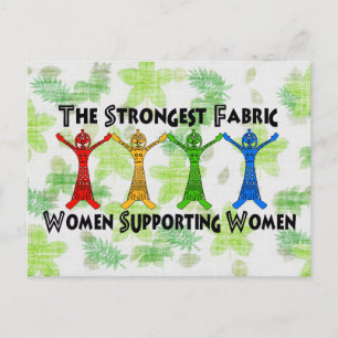 Women Supporting Women Postcard