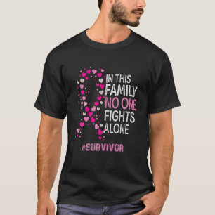 Women Survivor Pink Ribbon Breast Cancer Awareness T-Shirt