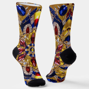 Women sustainable socks with Colombia Colours