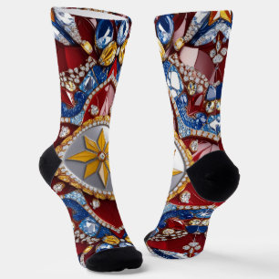 Women sustainable socks with Colombian Colours