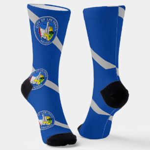 Women sustainable socks with flag of Las Vegas