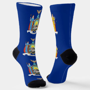 Women sustainable socks with flag of New York
