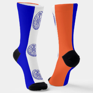 Women sustainable socks with flag of New York City