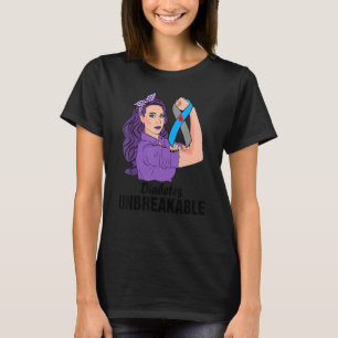 Women T1d T2d Diabetes Mum Wife Warrior Diabetes A T-Shirt