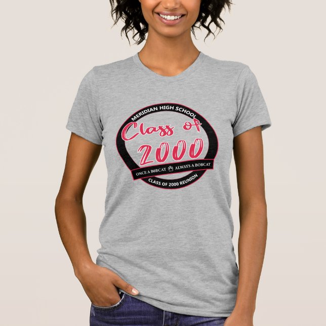 Women T-Shirt Design Class Reunion (Front)