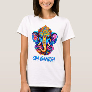 Women T-Shirt - Om Ganesh – Elephant Mandala 