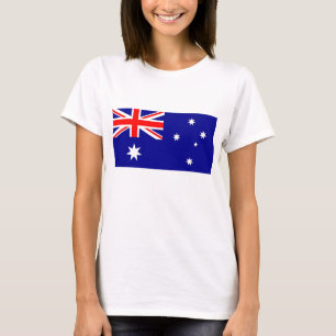 Women T Shirt with Flag of Australia