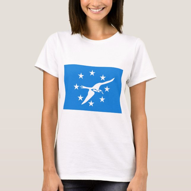 Women T Shirt with Flag of Corpus Christi, USA (Front)