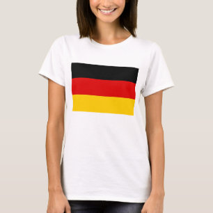 Women T Shirt with Flag of Germany